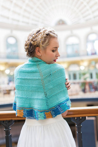 WYS Pattern 1 - Elegant Crescent Shawl in Signature 4ply