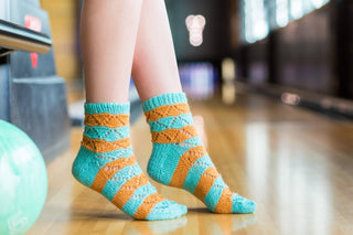 WYS Pattern 5 - Sugar and Spice socks in Signature 4ply