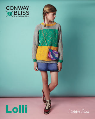 CB021 Children's Jumper in Conway and Bliss Lolli