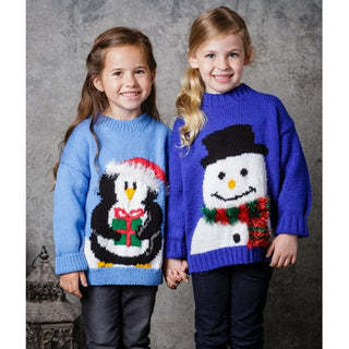 St9309 Children's Jumper Christmas Pattern Special DK