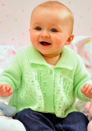 JB36 Baby Cardigans, Hat and Scarf DK