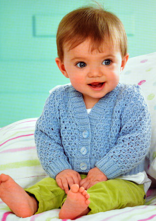 JB126 Baby Cardigans and Waitcoats 4ply