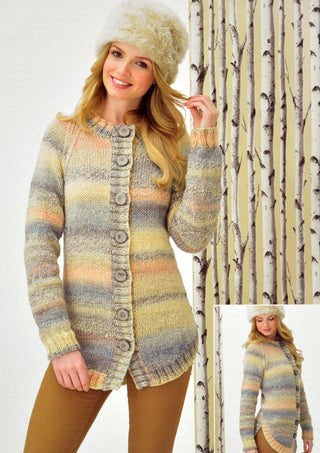 JB287 Ladies Cardigan Chunky