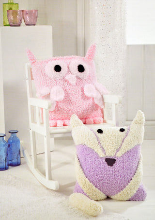 JB305 Animal Cushions Fluffy Chunky