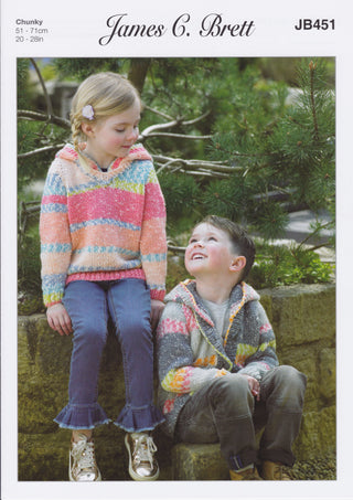 JB450 Jumper for Ladies in James C Brett Harmony Chunky