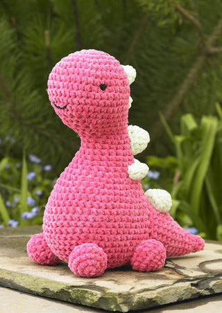 JB934 Barney Btrettosaurus in James C Brett Flutterby Chunky