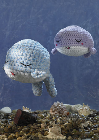 JB939 Wendi & Willow Whale in James C Brett Flutterby Chunky & Huggble Super Chunky