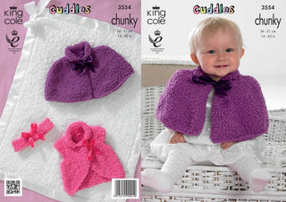 KC3554 Cardigan, Poncho and Accessories for Babies