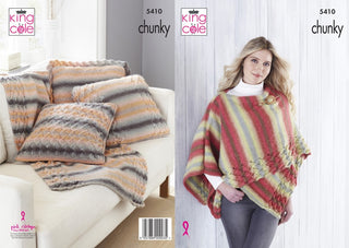 KC5410 Wrap, Throw & Cushion Covers in King Cole Riot Chunky