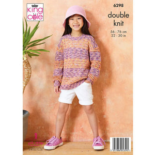 KC6298 Child’s Sweaters knitted in Cottonsoft Crystal DK