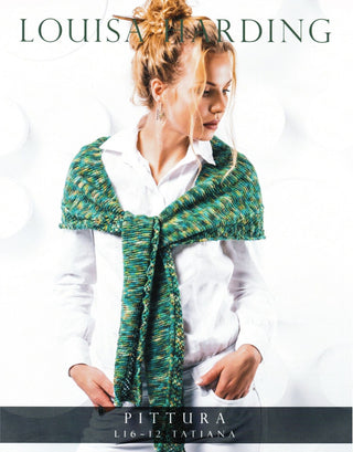 L16-12 Tatiana Shawl in Louisa Harding Pittura