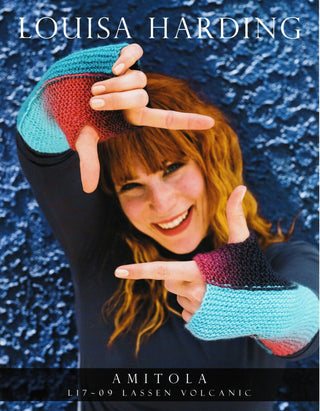 L17-09 Lassen Volcanic Mitts in Louisa Harding Amitola