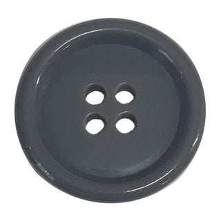 Plain 4-Hole Grey Button 22mm