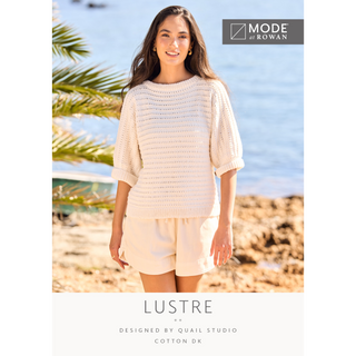 MIP100 Lustre Top in Mode at Rowan Cotton DK