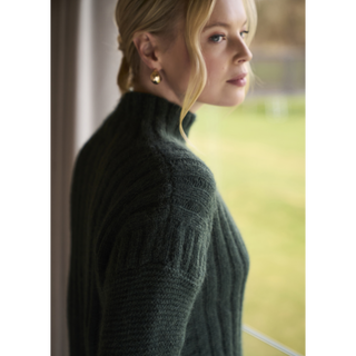 MIP31 Hale Sweater in Mode at Rowan Softest Alpaca