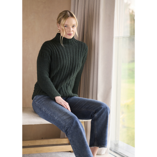 MIP31 Hale Sweater in Mode at Rowan Softest Alpaca