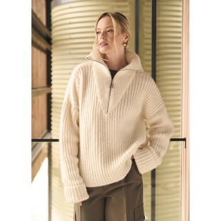 MIP32 Keswick Sweater in Mode at Rowan Softest Alpaca