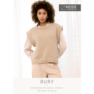 MIP36 Bury Vest in Mode at Rowan Softest Alpaca