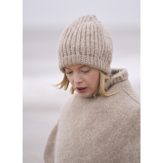 MIP37 Sandbank Hat & Shore Poncho in Mode at Rowan Softest Alpaca