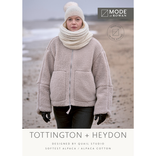 MIP39 Tottington Snood & Haydon Hat in Mode at Rowan Softest Alpaca / Alpaca Cotton