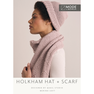 MIP42 Holkham Hat & Scarf Mode at Rowan Merino Soft