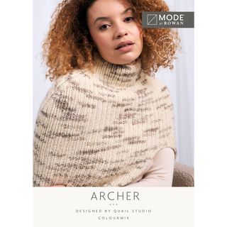 MIP90 Archer Poncho in Mode at Rowan Colourmix