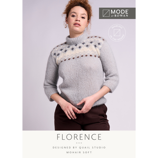 MIP94 Florence Sweater in Mode at Rowan Mohair Soft