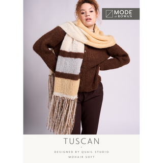 MIP98 Tuscan Scarf in Mode at Rowan Mohair Soft