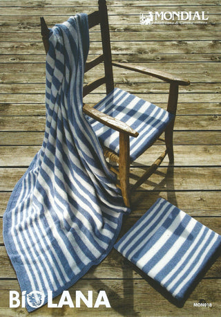 MON018 Blanket in Mondial Bio Lana