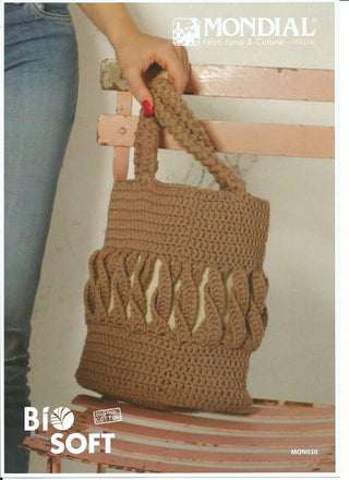 MON030 Crochet Market Bag in Bio Soft