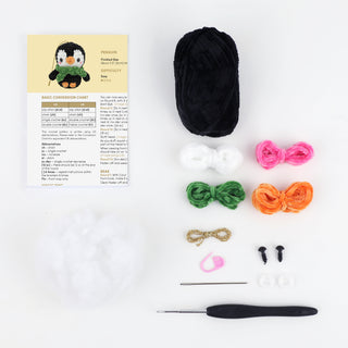 Pia the Penguin Amigurumi Crochet Decoration Kit