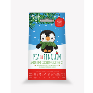 Pia the Penguin Amigurumi Crochet Decoration Kit