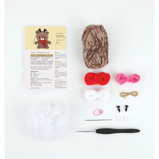 Ru the Reindeer Amigurumi Crochet Decoration Kit
