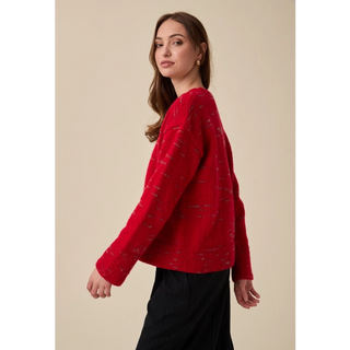S10956 Firefly V Neck Sweater in Sirdar Embers DK