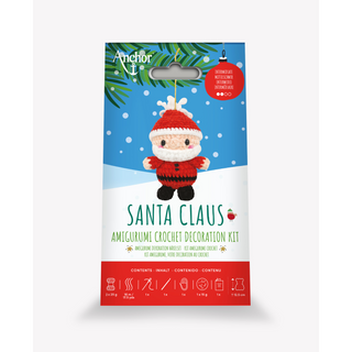 Santa Claus Amigurumi Crochet Decoration Kit