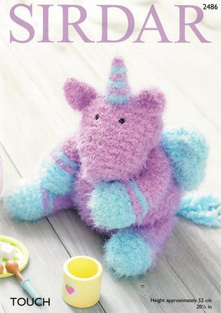 S2486 Toy Unicorn in Sirdar Touch Super Chunky