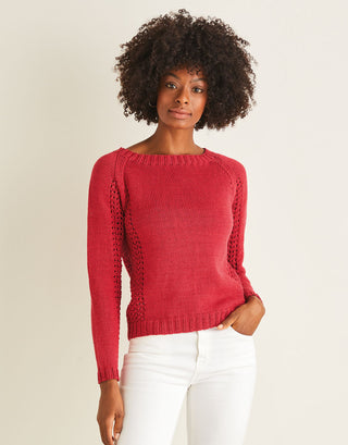 S10112 Women's Sweater in Sirdar Cotton DK