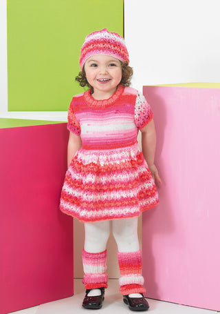 St8742 Children's Tunic, Hat and Leg Warmers Wondersoft Merry Go Round