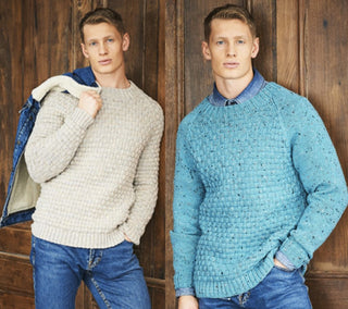 St9652 Men's Sweaters in Stylecraft Life DK