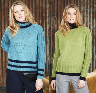 St9654 Ladies Sweaters in Stylecraft Life DK