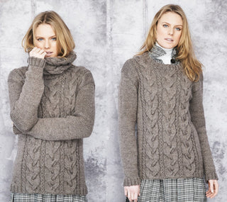 St9662 Ladies Sweater & Snoods in Stylecraft Special Aran with Wool