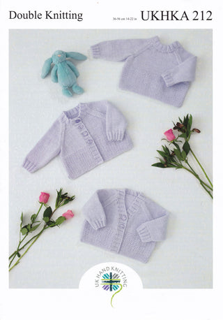 UKHKA212 Babies Sweater & Cardigans in DK