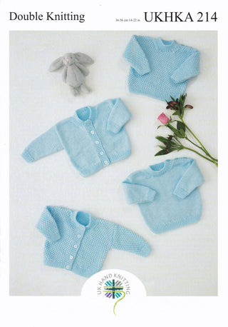 UKHKA214 Sweaters & Cardigans for Babies in DK