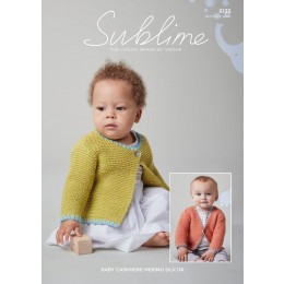 SU6135 Baby's Cardigans in Sublime Baby Cashmere Merino Silk DK