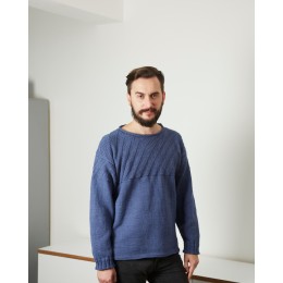 DB069 Man's Jumper Cotton DK