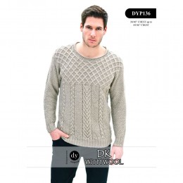 DYP136 Man's Jumper DK with Wool