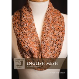 J14-08 English Mesh Scarf in Findley DK Dappled