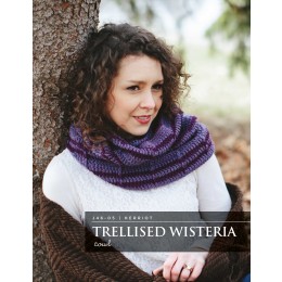 J46-05 Crochet Trellised Wisteria Cowl for Women in Herriot