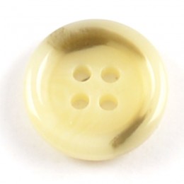 Cream Marbled Effect Button 15mm