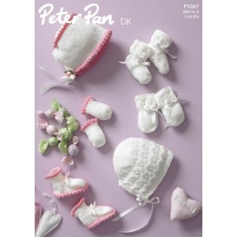 PP1067 Baby Hats, Booties and Mittens DK